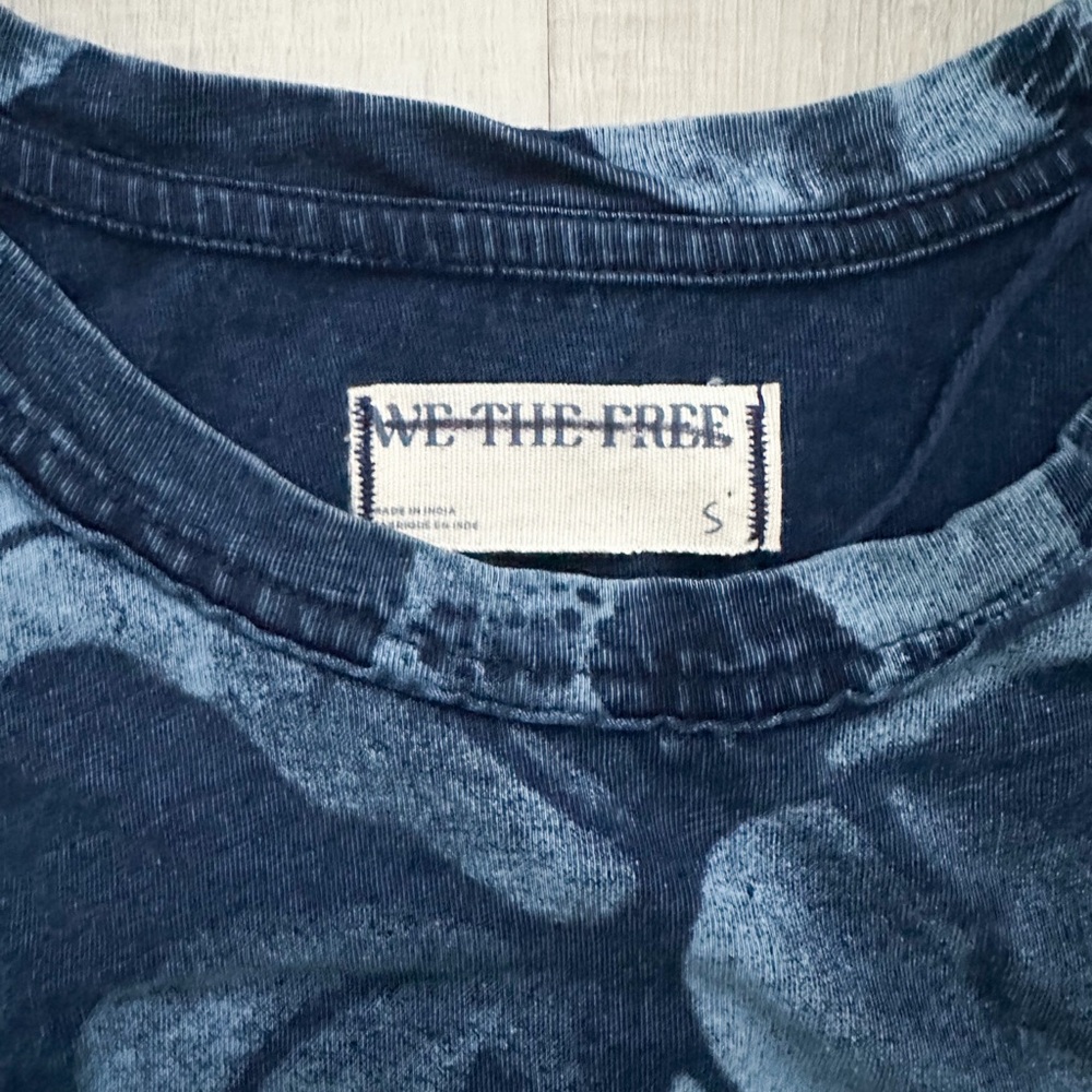 NWOT Free People We The Free Lilah Tank Tunic in Indigo Size Small - Picture 5 of 10